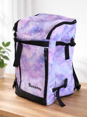 Bosynoy Ski Boot Bag Backpack for Women, 55L Waterproof Ski Bags for Air Travel